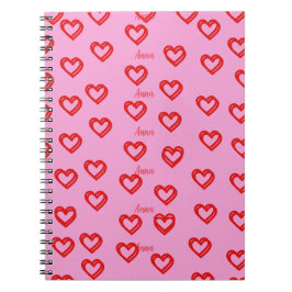 Cuaderno en Forma de Corazón