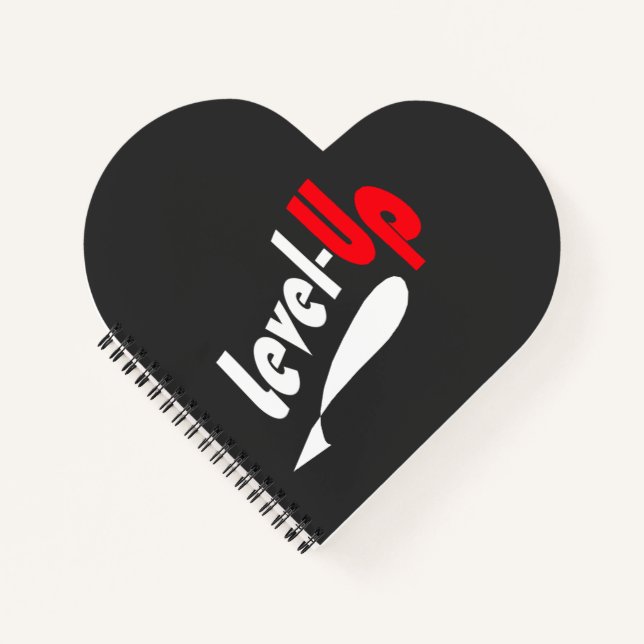 Cuaderno en forma de corazón en espiral (Anverso)