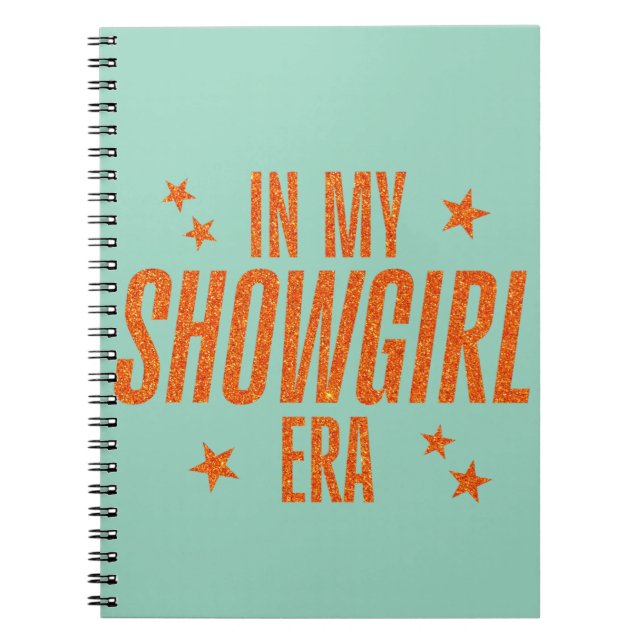 Cuaderno En la era de mi Showgirl (Frente)