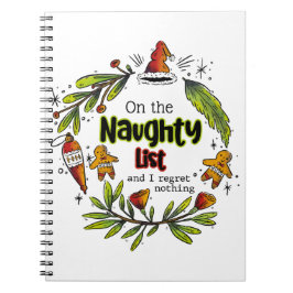 Cuaderno En La Lista Triste Y No Lamento Nada