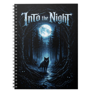 Cuaderno En la Noche — Bosque a la Luz de la Luna