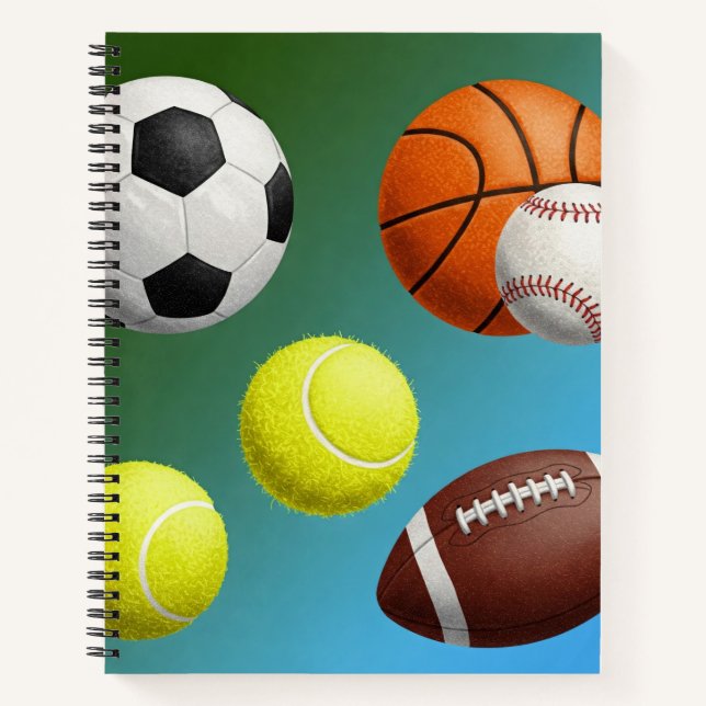 Cuaderno En la ola deportiva de Natasha Us (Anverso)