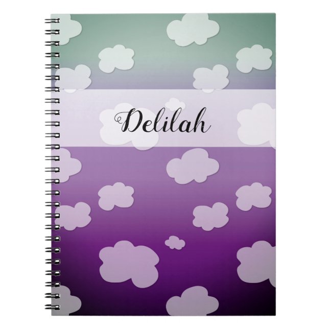 Cuaderno En las nubes - Patrón (Frente)