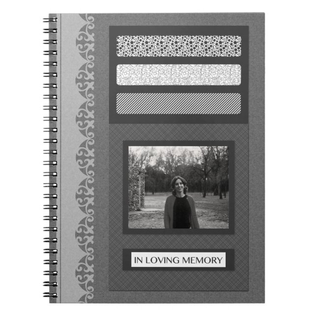 Cuaderno en libro de visitas cariñoso del monumento de la (Frente)