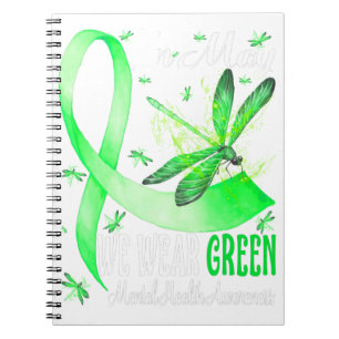 Cuaderno En Mayo Usamos Concienciación Verde Sobre Salud Me