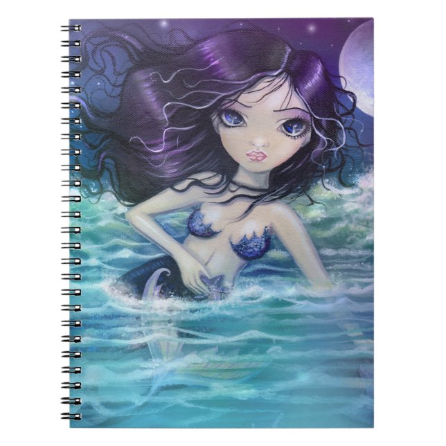 Cuaderno En medio de la sirena de mar suave (Frente)