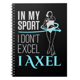 Cuaderno En mi deporte de patinaje artístico femenino Axel 