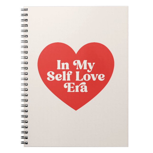 Cuaderno En mi era de amor propio (Frente)
