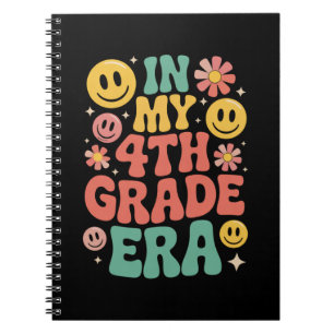Cuaderno En Mi Era de Cuarto Grado Retro 4to Grado Regreso