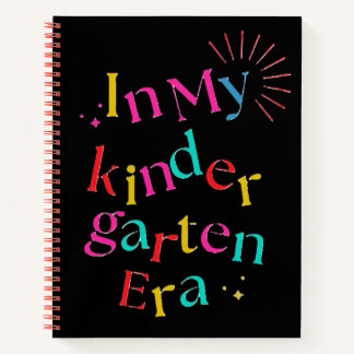Cuaderno En Mi Era de Jardín de Infantes – Colorido y Diver