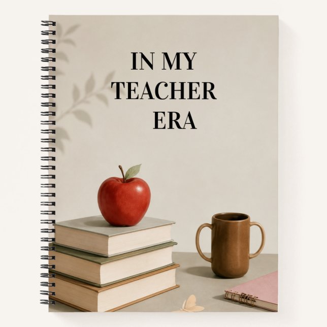 Cuaderno En Mi Era de Maestra  (Anverso)