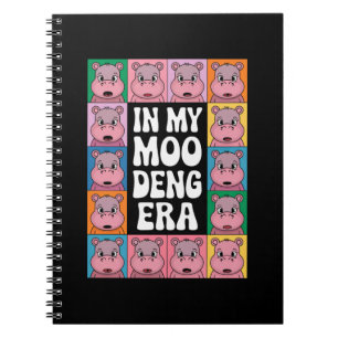 Cuaderno En Mi Era de Moo Deng Amante de Moo Deng Hipopótam