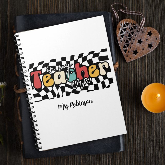 Cuaderno En mi era de profesor profesor retro  (Subido por el creador)