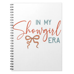 Cuaderno En Mi ERA de Showgirl Coquette Bow