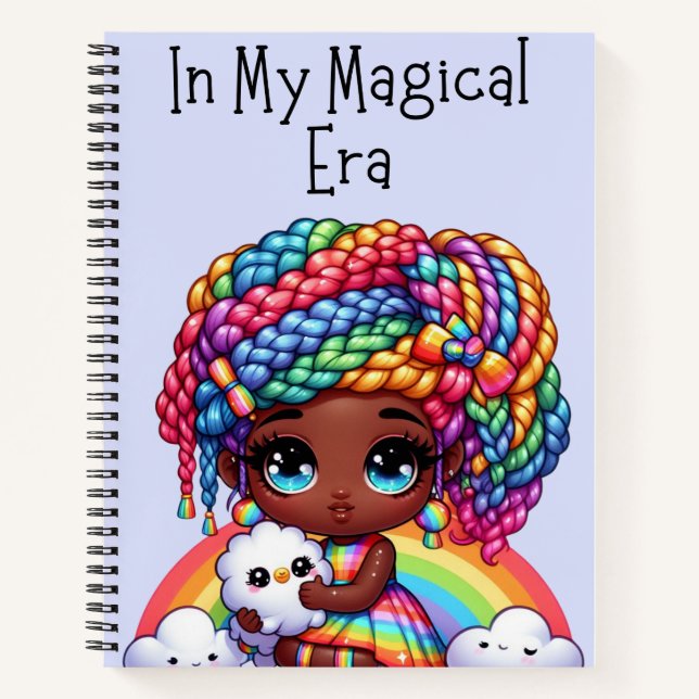 Cuaderno En mi era mágica - Azul lindo (Anverso)