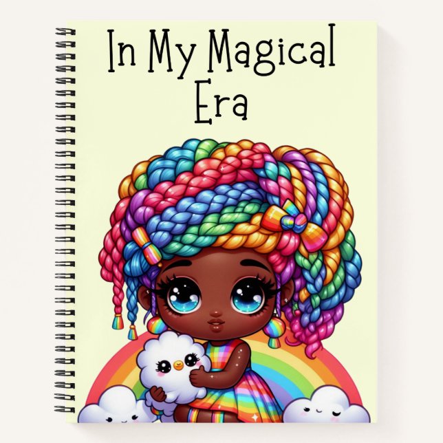 Cuaderno En mi era mágica - Cute Chibi Amarilla (Anverso)