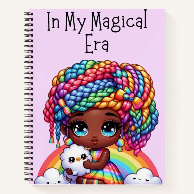 Cuaderno En mi era mágica - púrpura lindo (Anverso)