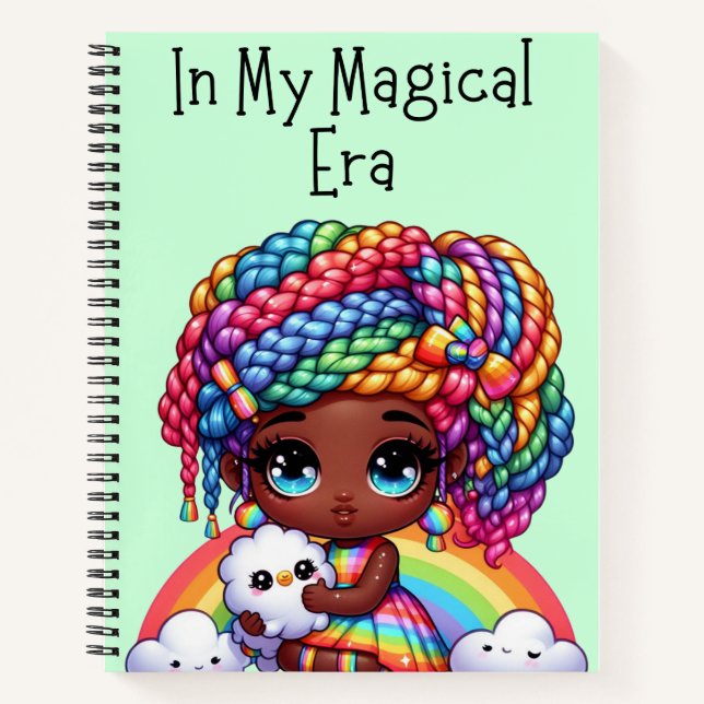 Cuaderno En mi era mágica - Verde puro (Anverso)