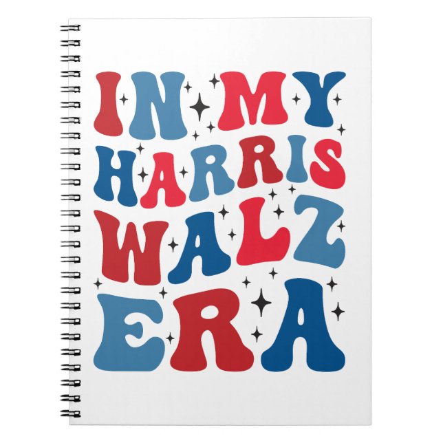 Cuaderno En mi Harris Walz Era Kamala 2024 (Frente)