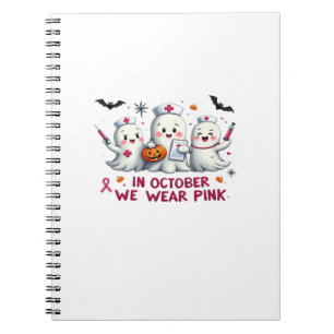 Cuaderno en octubre llevamos rosa conciencia del cáncer de 