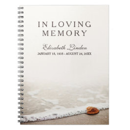 Cuaderno En playa fúnebre cariñosa del Guestbook el | de la