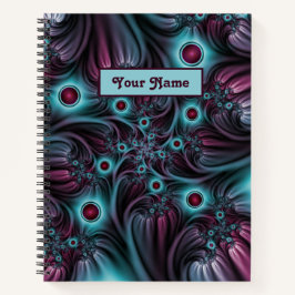 Cuaderno En profundidad Nombre de arte fractal en el resume