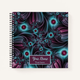 Cuaderno En profundidad Nombre de arte fractal en el resume