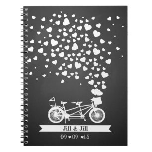 Cuaderno en tándem de madera del planificador del