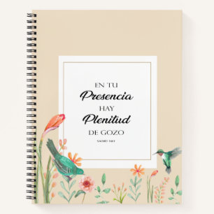Cuaderno En tu presencia hay plenitud Salmos