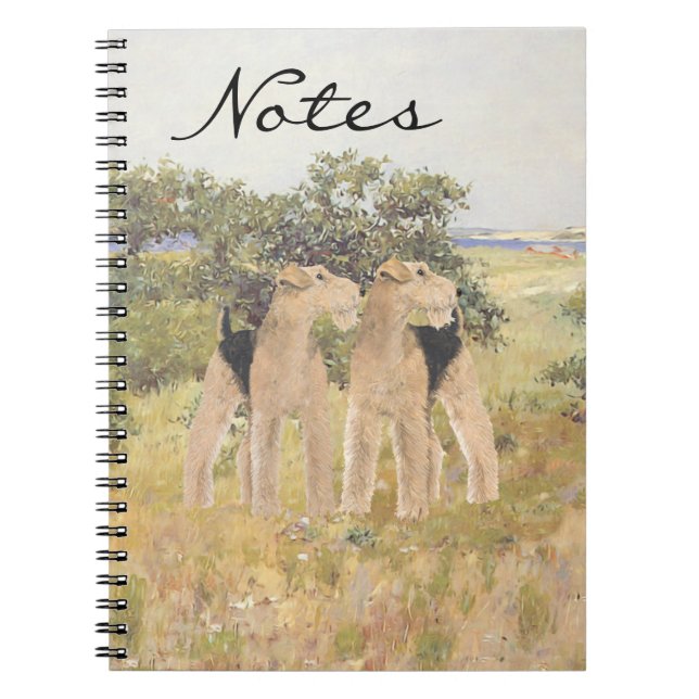 Cuaderno En un prado dorado (Frente)