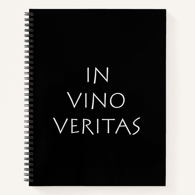 Cuaderno En vino veritas (Anverso)