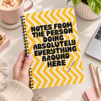 Cuaderno en ZigZag Amarillo para Reuniones de Ofic