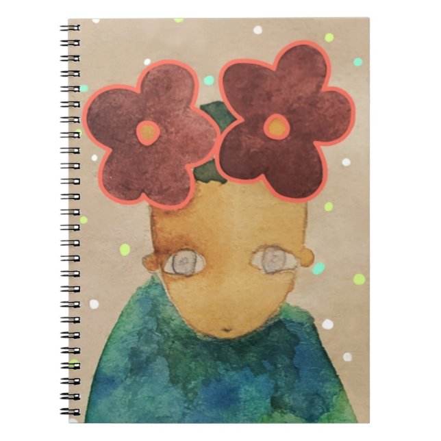 Cuaderno Enamorado de las flores (Frente)
