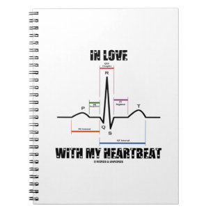 Cuaderno Enamorado de mi latido cardíaco (electrocardiogram