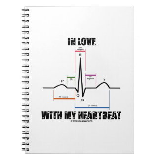 Cuaderno Enamorado de mi latido cardíaco (electrocardiogram