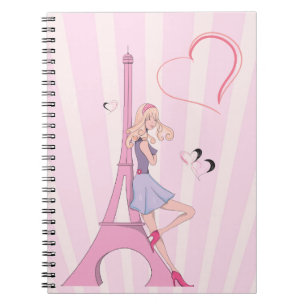 Cuaderno Enamorado de un bloc de notas de París