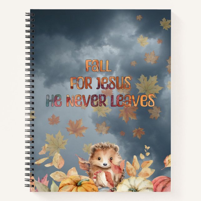 Cuaderno Enamórate de Jesús, Él Nunca Abandona (Anverso)