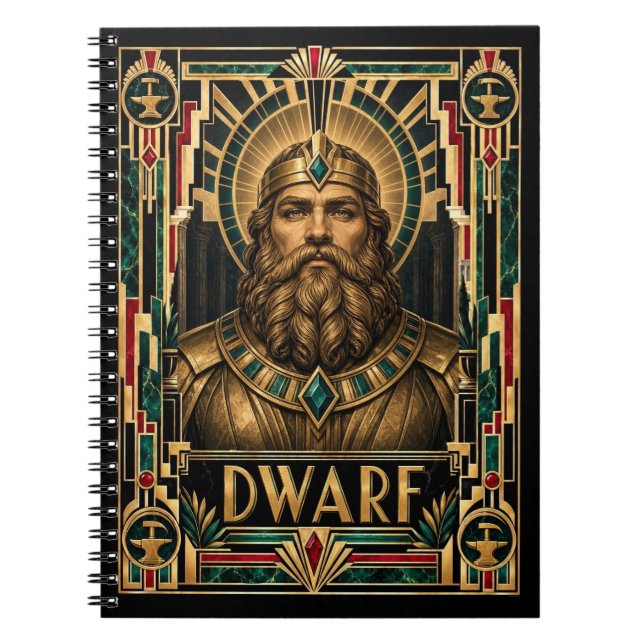 Cuaderno Enano, Art Deco Mitológico (Frente)