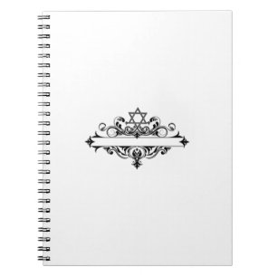 Cuaderno Encabezado judío vintage