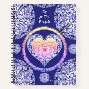 Cuaderno encaje cerámico Azul de Grecia