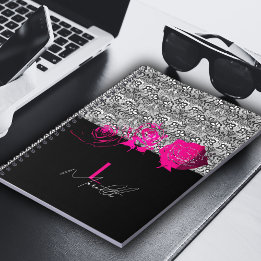 Cuaderno Encaje Chic & Rosas Personalizado