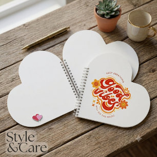 Cuaderno Encantador de Corazón con Encuadernación