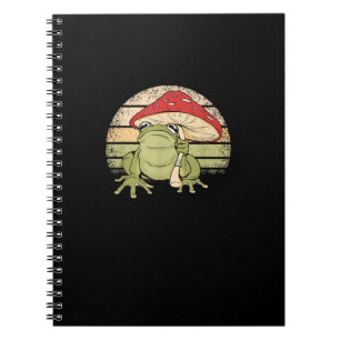 Cuaderno Encantador Frog Mushroom Goblincore Toad Aes de Co