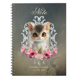 Cuaderno Encantador, gatito esponjoso