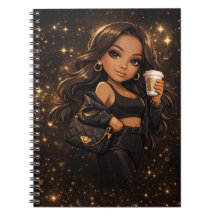 Cuaderno encantador para amantes del café