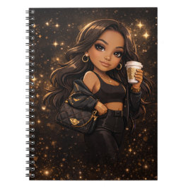 Cuaderno encantador para amantes del café