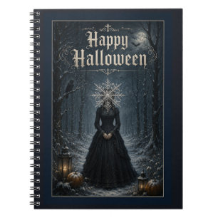 Cuaderno Encantadora de Halloween de Medianoche Helada