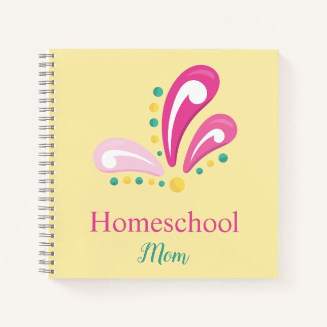 Cuaderno Encantadora decoración de mamá de colegio doméstic (Anverso)
