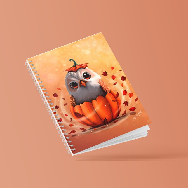 Cuaderno Encantadora fauna de un búho: Bosque de otoño (Subido por el creador)