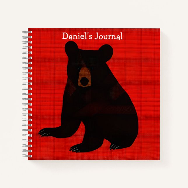 Cuaderno Encantadora historia de un osezno negro (Anverso)